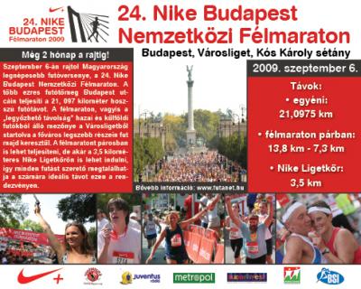 24. NIKE Budapest Nemzetkzi flmaraton plakt