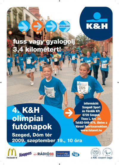 2009-es 4. K&H olimpiai futnapok - Szeged plakt