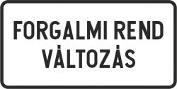 forgalmirendvaltozas