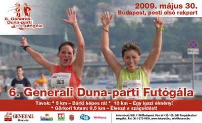 6. Generali Duna-parti Futgla hirdets