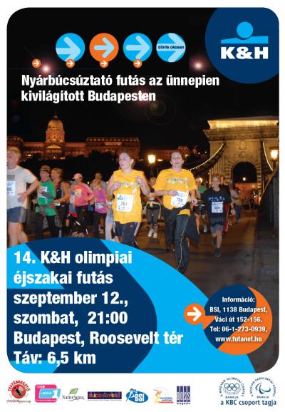 2009-es  14. K&H olimpiai jszakai futs Nyrbcsztat!