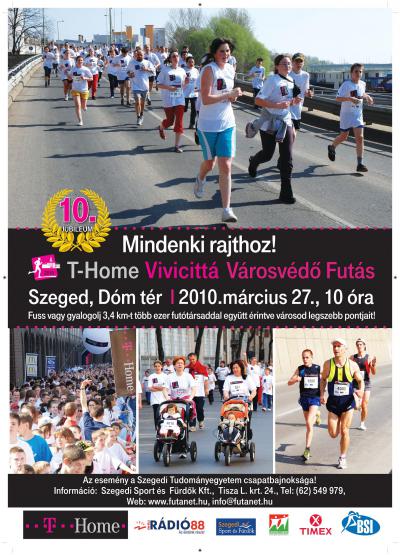 10. T-Home Vivicitt Vrosvd Futs, Szeged plakt