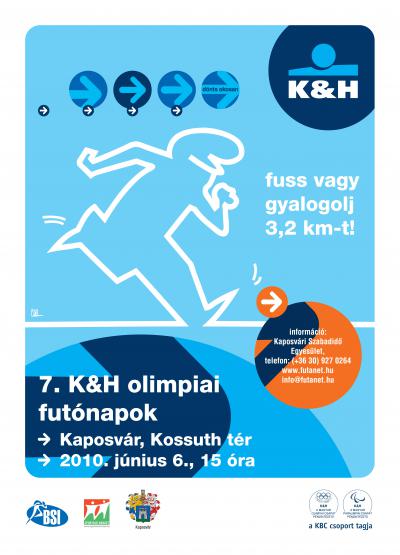 7. K&H olimpiai futnapok Kaposvr plakt 2010