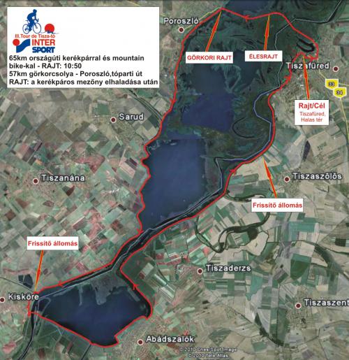 3. Intersport Tour de Tisza-t 65 km kerkpr s 57 km grkori tv