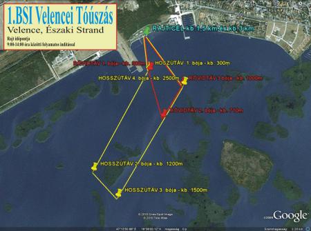 I. BSI Velencei Tszs tervezett tvonal 2010