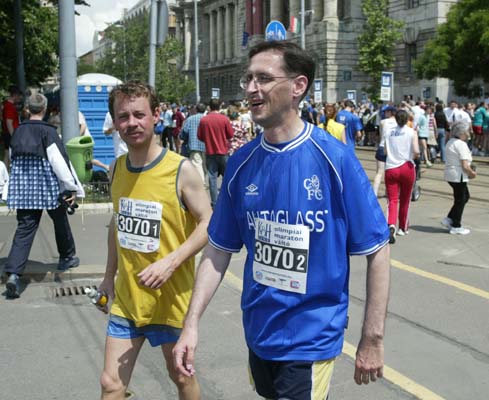 Rvsz Mriusszal a K&H Olimpiai Maraton Vltn 2004-ben